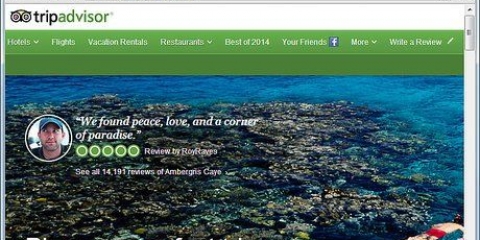 Skriv en anmeldelse på tripadvisor