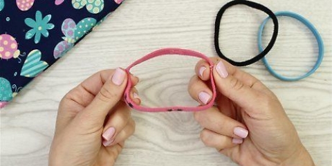 Syning af en scrunchie