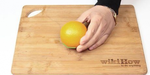Skæring af en appelsin