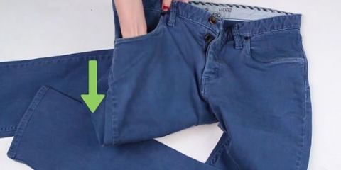 Folde et par jeans
