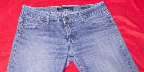 At lave en denimnederdel af gamle jeans