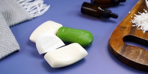 Smelt et stykke sæbe