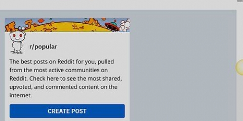 Opret en subreddit