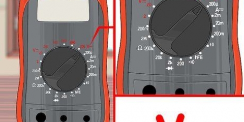 Brug af et voltmeter