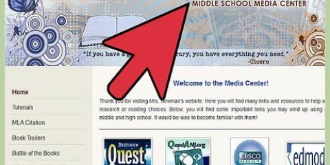Tilføj et websted til en bibliografi