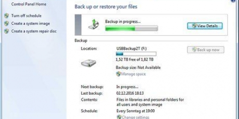 Fabriksindstil en windows 7-computer