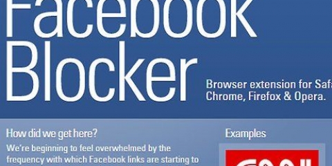 Blokere facebook