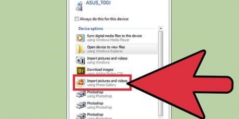 Upload billeder fra en mobiltelefon