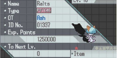 Få gallade i pokémon