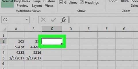 Sammenlign data i excel