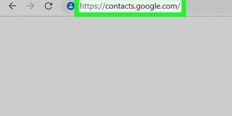 Gendanne google-kontakter
