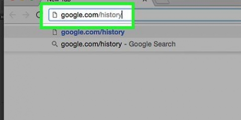 Tjek google historik