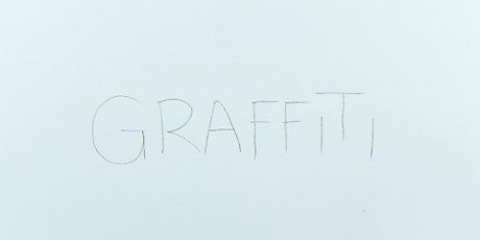 Tegning af graffiti bogstaver