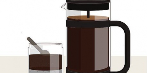 Farv gråt hår med kaffe
