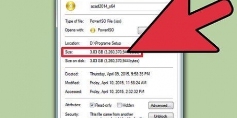 Komprimer store filer