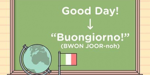Sig hej på italiensk