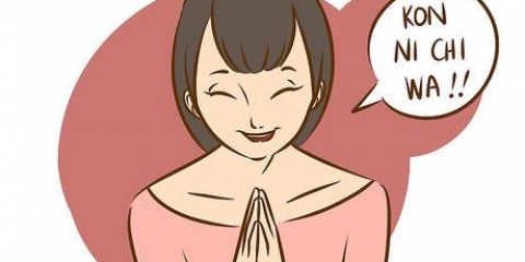 Sig hej på japansk