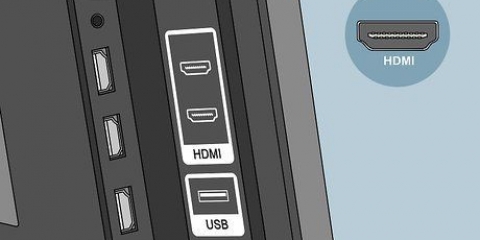 Tilslutning af hdmi til et tv