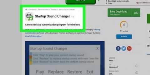 Skift windows-startlyden