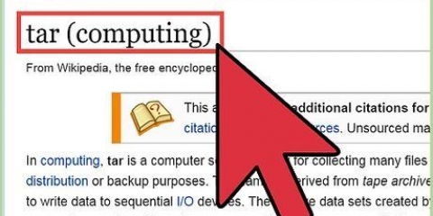 Brug af tar-kommandoen i linux