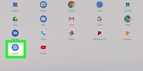 Nulstilling af en android-tablets låsemønster