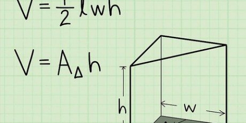 Beregning af rumfanget af et prisme