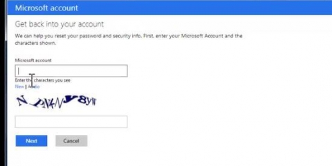 Skift adgangskoden til en hotmail-konto