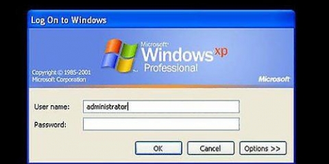 Nulstilling af windows xp- eller vista-adgangskoden