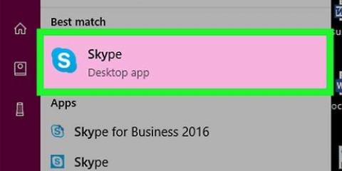 Inviter nogen til skype