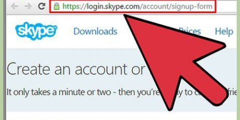 Log ind på skype