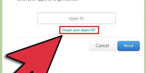 Nulstil dit apple id