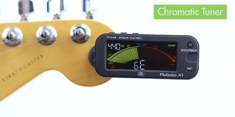Stem din guitar en halv tone ned
