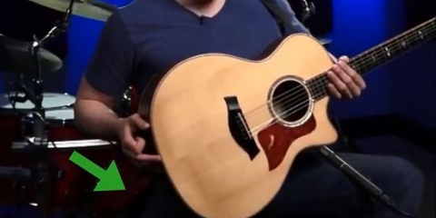 Lær at holde din guitar ordentligt