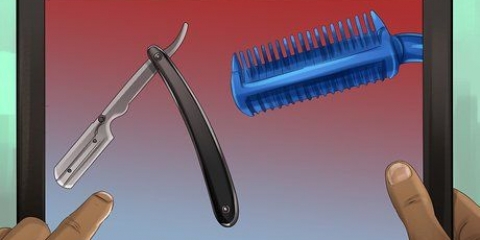 Klipper dit hår med en barbermaskine