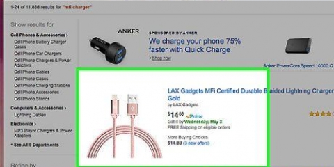 Oplad din iphone med et lightning-kabel fra tredjepart