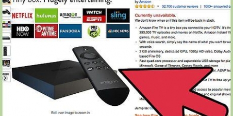 Tilslutning af kindle til et tv