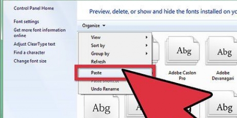 Installer skrifttyper på din pc