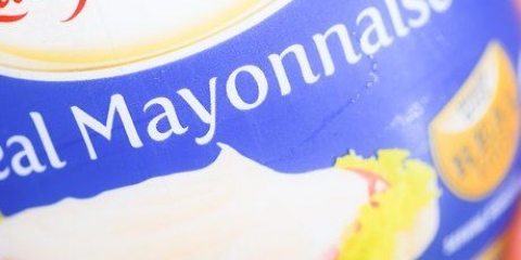 Brug af mayonnaise som hårbalsam