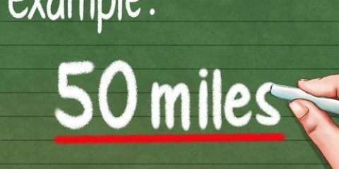 Konverter miles til kilometer
