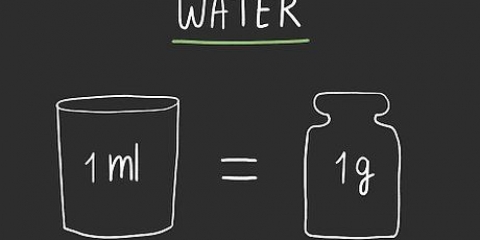 Konvertering af milliliter til gram