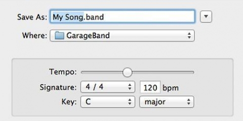 Komponer musik med garageband
