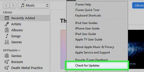 Synkroniser musik til en iphone