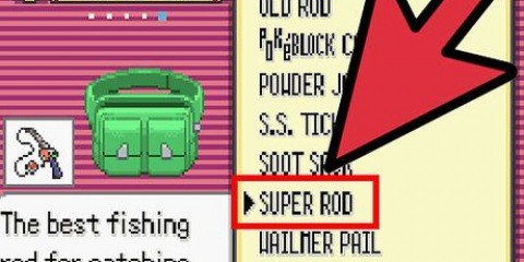 Fiskeri efter pokémon i emerald