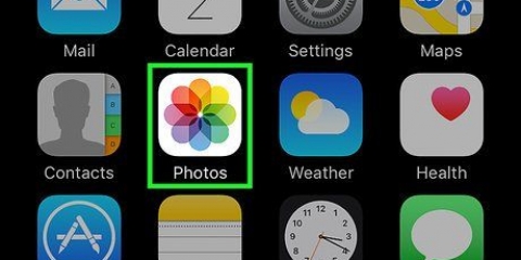 Føj tekst til et billede på en iphone