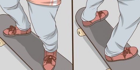 Stående på et skateboard