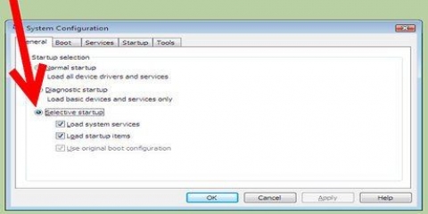 Ændring af opstartsprogrammer i windows xp
