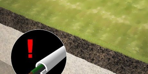 Fastgør stolper i jorden med cement
