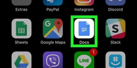 Tilføj sidetal i google docs på iphone eller ipad