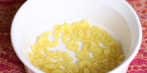 Tilbered pasta i mikrobølgeovnen