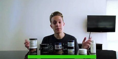 Brug af pomade